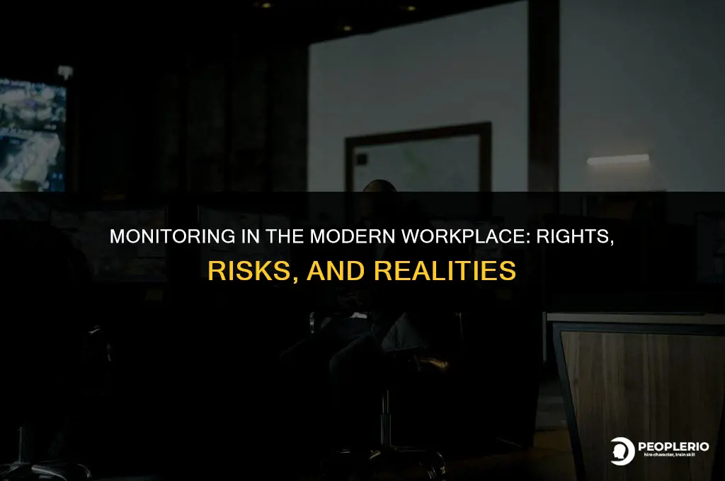 can employee make surveilance at work