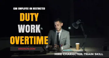 Understanding Overtime Eligibility for Employees on Restricted Duty