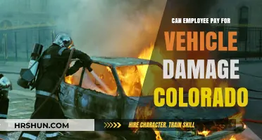 Colorado Employees: Who's Responsible for Vehicle Damage?