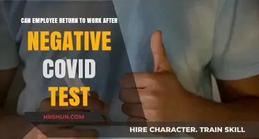 Cleared to Clock In: Returning to Work Post-Negative COVID Test