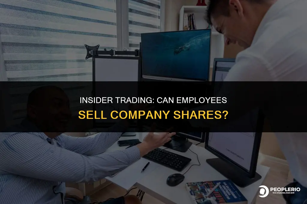 can employee sell shares of the company it works for