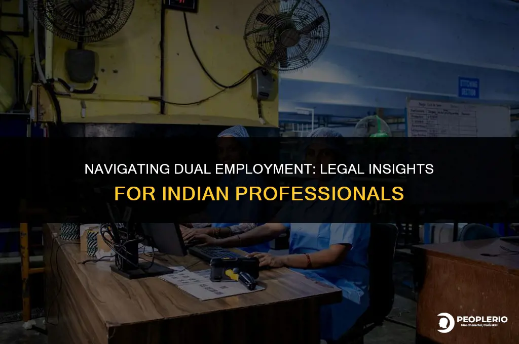can employee work in 2 companies in india