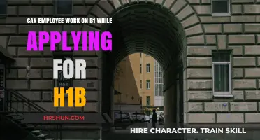 Exploring the Possibilities: Can Employees Work on B-1 While Applying for H-1B?