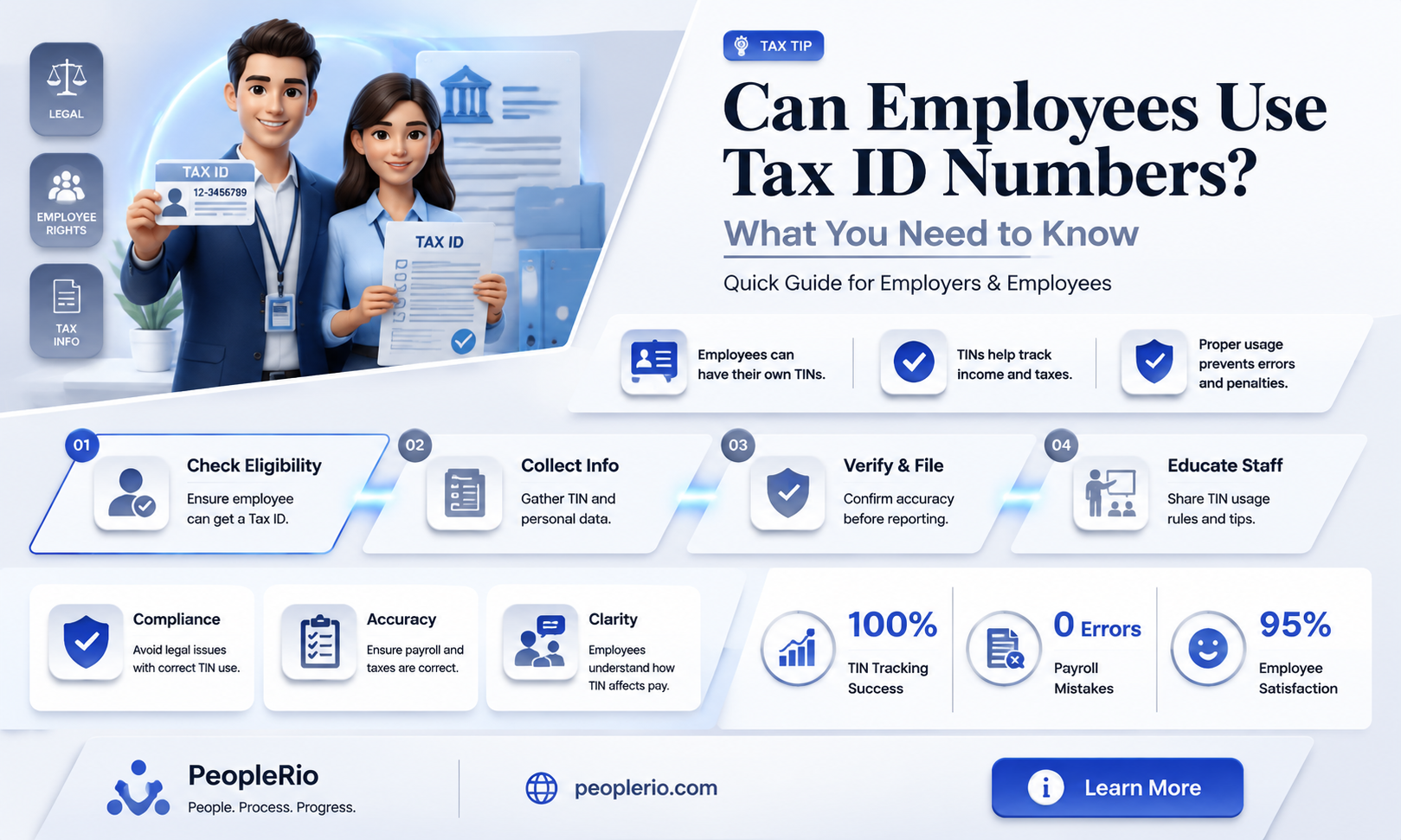 can an employee use a tax id number