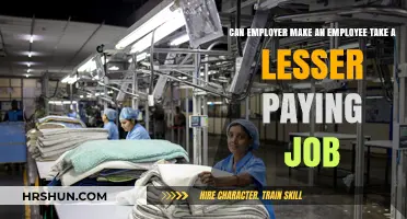 Can an Employer Force an Employee into a Lower-Paying Role?