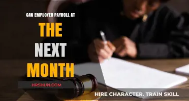 Navigating Payroll Schedules: Can Employers Delay Payments to the Next Month?