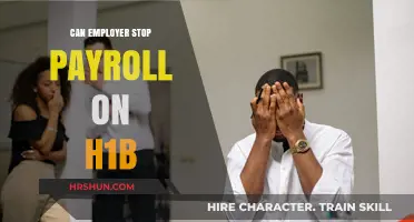 H1B Visa Holders: Understanding Payroll Cessation by Employers