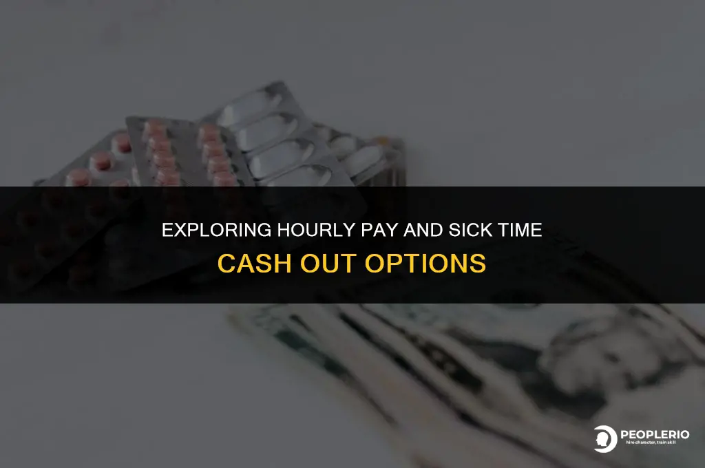 can houlry pay employee cash out sick time