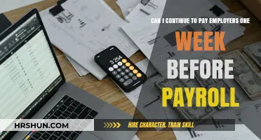 Pre-Payroll Payment: A Week Early - Yes or No?