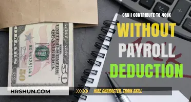 Exploring 401(k) Contributions Beyond Payroll Deductions: A Guide