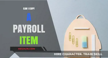 Streamlining Payroll: The Do's and Don'ts of Copying Payroll Items
