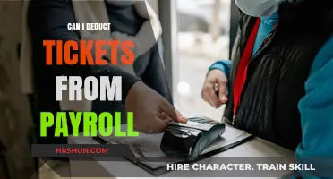 Streamlining Payroll: The Ticket Deduction Dilemma Explained