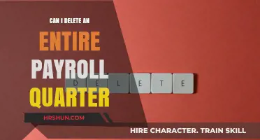Erasing a Payroll Quarter: What You Need to Know