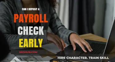 Early Payroll Check Deposits: Everything You Need to Know