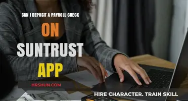 Seamlessly Deposit Payroll Checks with SunTrust's Mobile App
