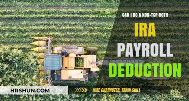 Maximize Your Retirement Savings: Non-TSP Roth IRA Payroll Deduction Explained