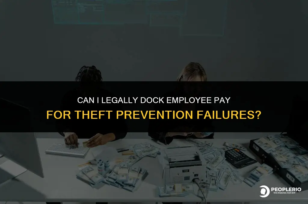 can i dock employee pay for letting people steal