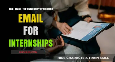 Unlocking Internship Opportunities: Crafting the Perfect University Recruiting Email