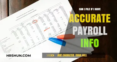 Accurate Payroll Info: Your Key to Hassle-Free Tax Filing