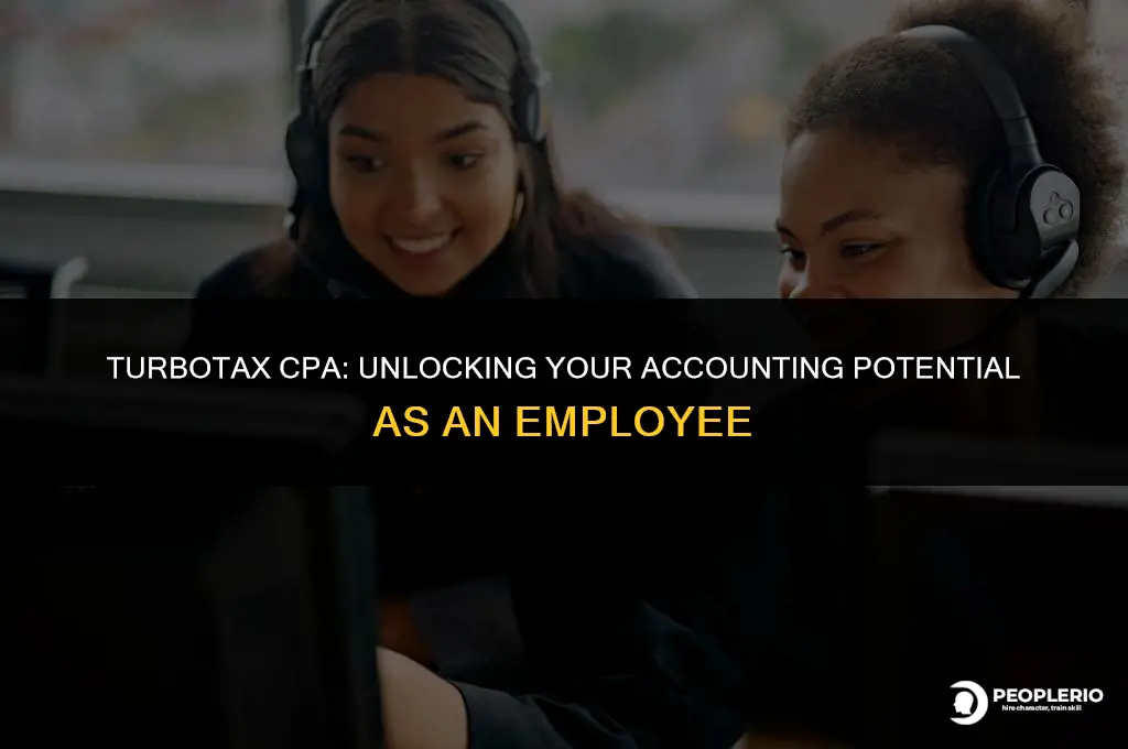 can i get my cpa as a turbo tax employee