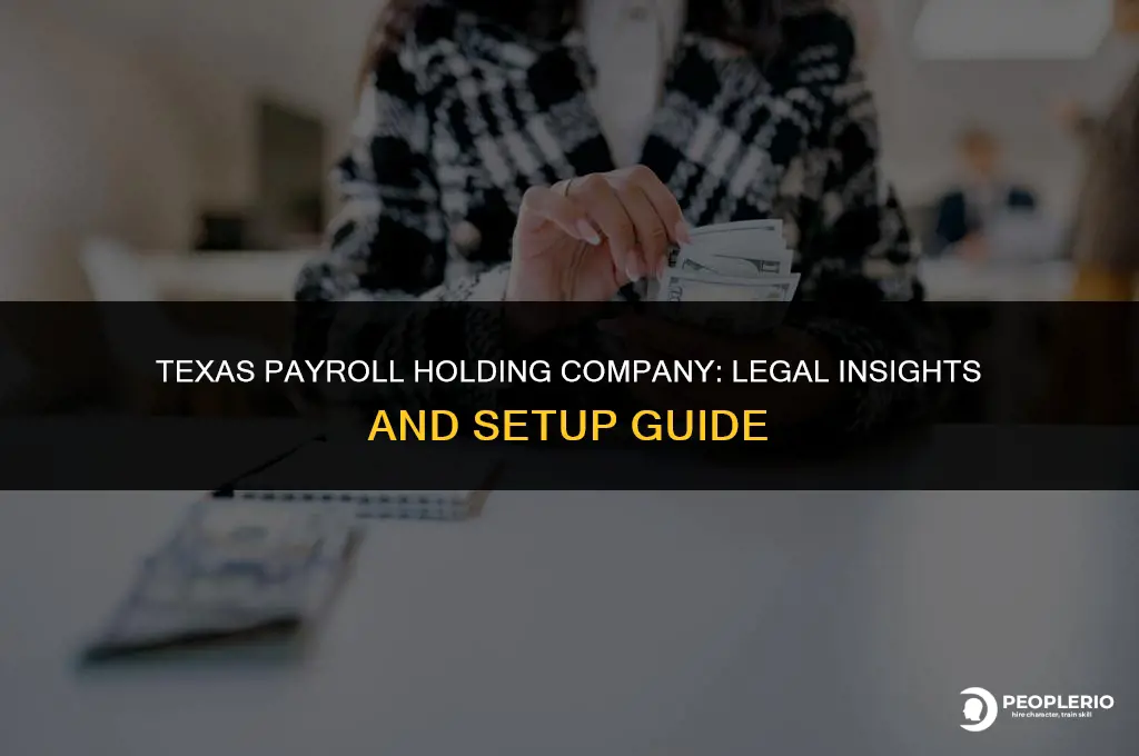 can i have a payroll holding company in texas