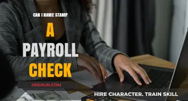 Understanding Payroll Check Endorsements: Can You Name Stamp It?