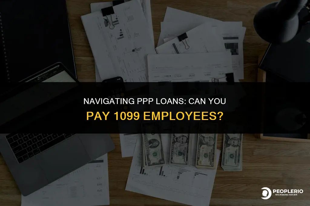 can i pay a 1099 employee with ppp