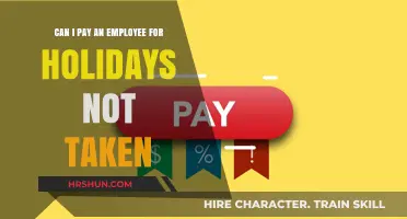 Holiday Pay for Unused Days: A Guide for Employers