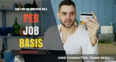 Per Job Payment: A Viable Option for Employers and Employees?