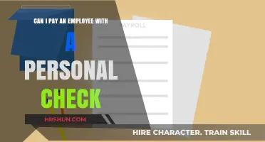 Navigating Payroll: The Pros and Cons of Paying Employees with Personal Checks