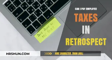 Rectifying Past Payroll Mistakes: A Guide to Retroactive Employee Tax Payments