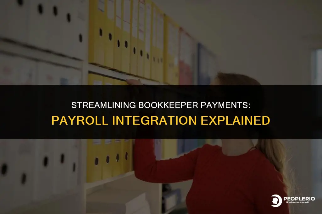 can i pay my bookeeper through payroll