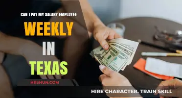 Weekly Pay for Salary Employees in Texas: Legal Insights