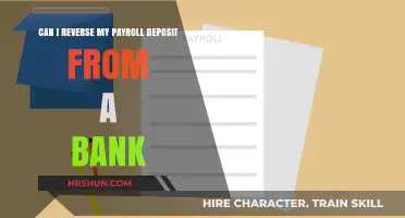Reversing Payroll Deposits: A Guide to Bank Transaction Adjustments
