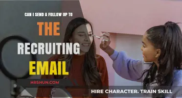 Boost Your Chances: Crafting the Perfect Follow-Up to a Recruiting Email