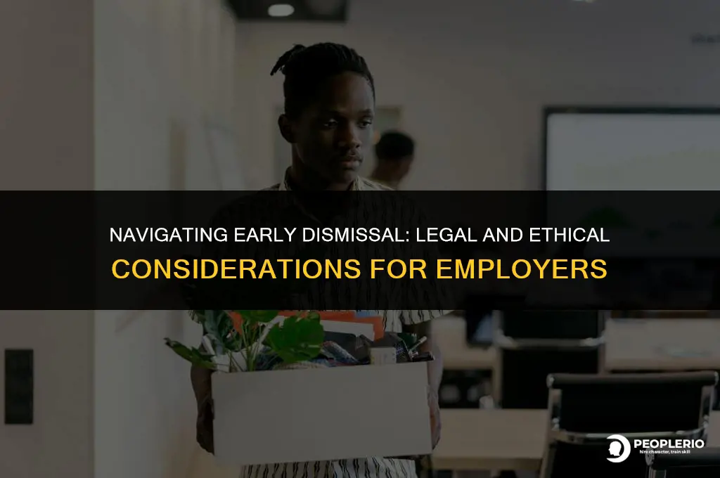 can i send an employee home early without pay