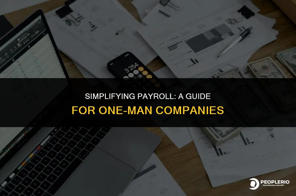can i set up payroll for one man company