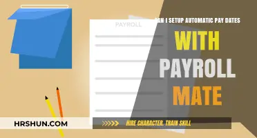 Streamline Your Payroll: Setting Up Automatic Pay Dates with Payroll Mate