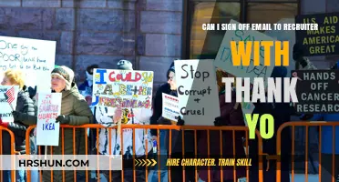 Polite Email Sign-Offs to Recruiters: Beyond 'Thank You