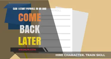 Mastering QuickBooks Payroll: Start Now, Finish Later