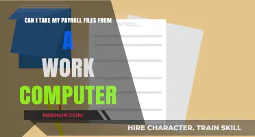 Safely Transferring Payroll Files from Work Computer: A Guide