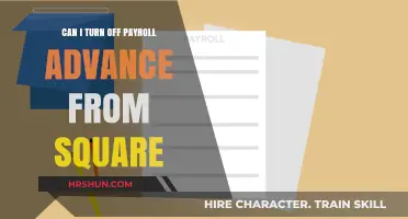 How to Disable Payroll Advance on Square: A Step-by-Step Guide