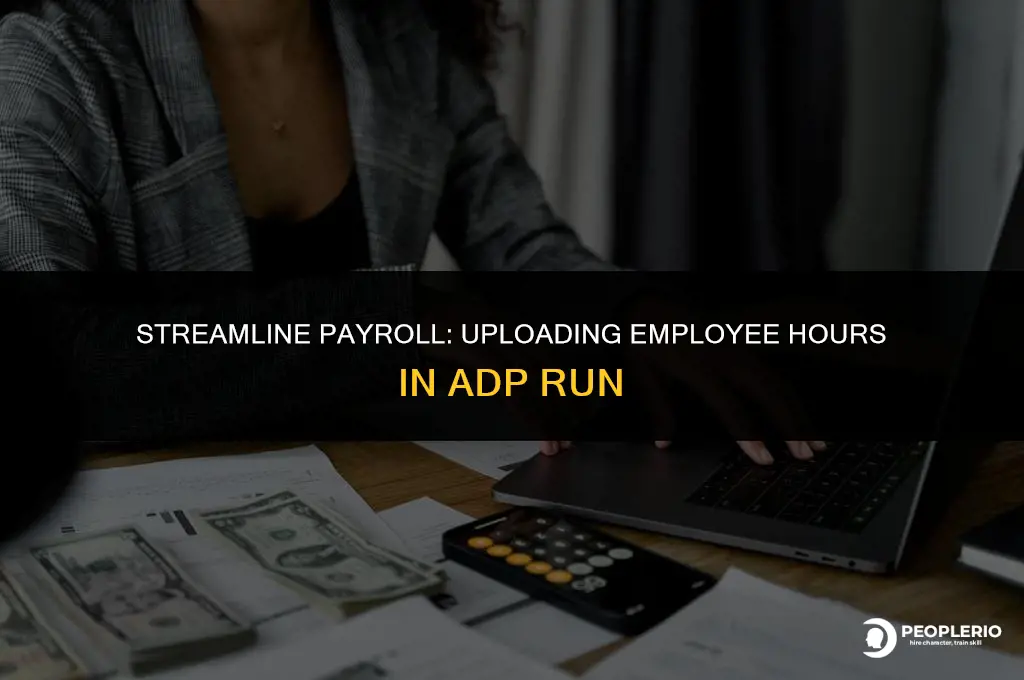 can i upload employee hours in adp run payroll