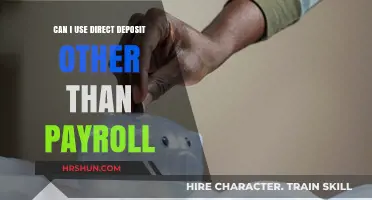 Exploring Direct Deposit Options Beyond Payroll: A Comprehensive Guide