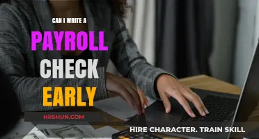 Ahead of Payday: The Ins and Outs of Early Payroll Checks
