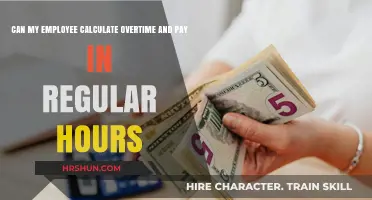 Understanding Overtime: Can Employees Calculate and Receive Regular Pay?