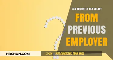 Is It Okay for Recruiters to Ask About Your Previous Salary?