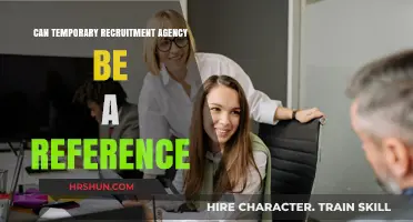 Can a Temporary Recruitment Agency Serve as a Reliable Reference?