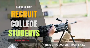 Exploring Opportunities: Can the US Army Recruit College Students?