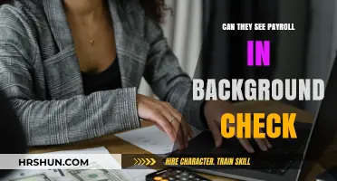 Understanding Background Checks: Can Payroll Information Be Revealed?